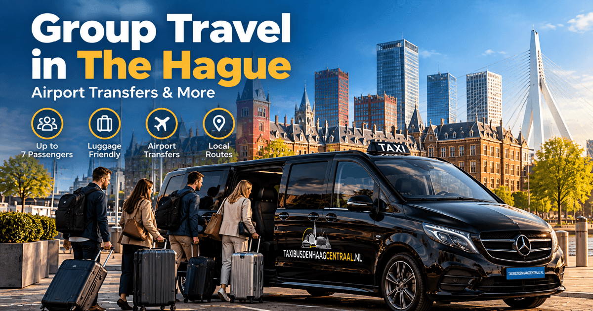 Taxi Bus in The Hague: Group Transport & Airport Transfers